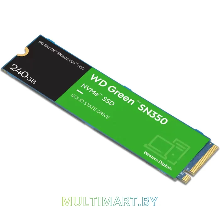 SSD диск WD Green SN350 240GB (WDS240G2G0C)